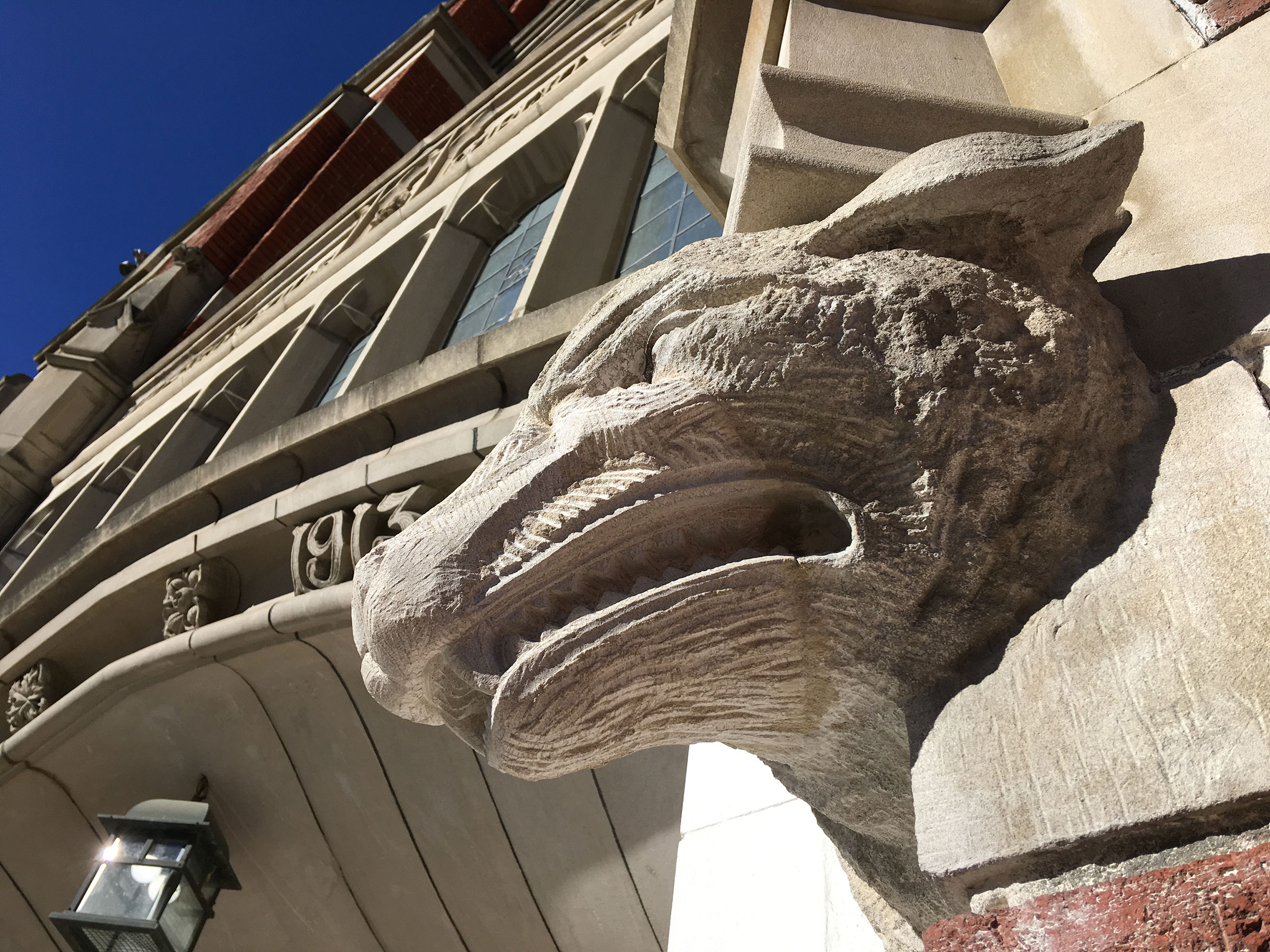 Westmount School Grotesque Repair and Restoration